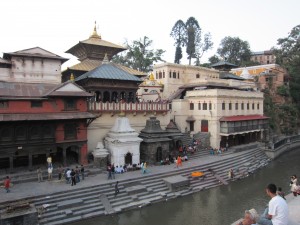 The Bagmati River and the Pashupatinath Temple